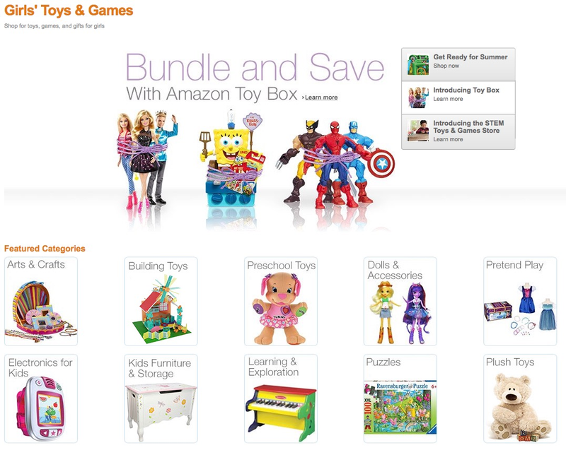 Illustration for article titled Amazon Didn't Really Eliminate Gender Taxonomy for Toys—Yet